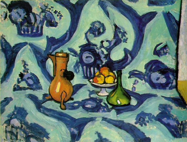 Matisse Henri - Still Life with Blue Tablecloth 1909, oil on canvas.jpg