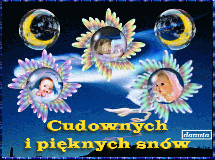 Dobranoc - dobranoc migajacy cudownych pieknych snow aniolki.gif