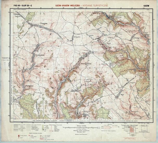 polskie stare mapy1 - P48-S29-C_OJCOW_OJCOW-KRAKOW-WIELICZKA_WYD._TURYSTYCZNE_1935.jpg