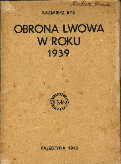 rozpakowane ebooki - Ryś Kazimierz - Obrona Lwowa w roku 1939.jpg